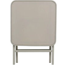 Zusammengeklappter Klapptisch