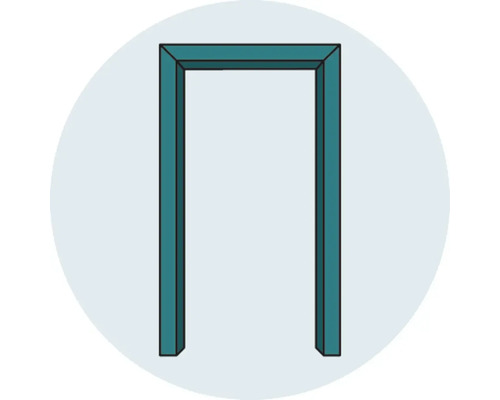 Représentation d'un cadre de porte