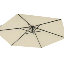 Vue de dessus d'un parasol avec des baleines