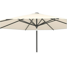 Parasol de jardin avec structure en métal et revêtement en tissu