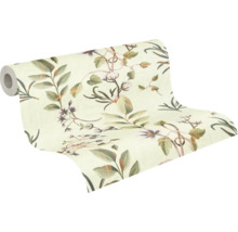 Rouleau de papier peint avec motif de plantes