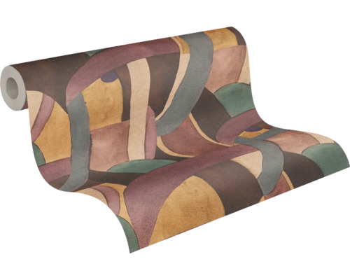 Rouleau de papier peint intissé avec motif abstrait