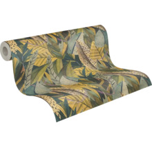 Rouleau de papier peint avec motif de feuilles