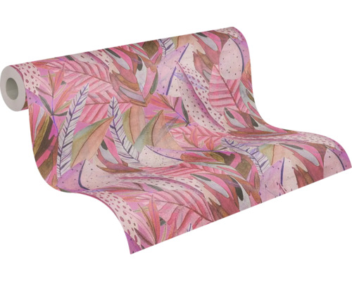 Rouleau de papier peint à motif floral