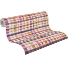 Rouleau de papier peint à carreaux