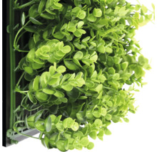 Panneau de plantes artificielles avec feuilles vertes