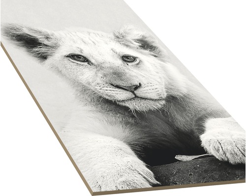 Panneau décoratif avec motif de lion