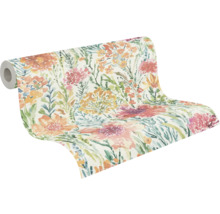 Tapetenrolle mit Blumenmuster