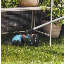 Cisailles à gazon sans fil pour couper les bordures de pelouse dans le jardin.