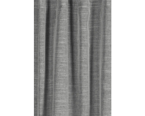 Rideau gris avec tissu textile