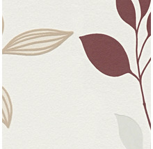 Papier peint à motif de feuilles