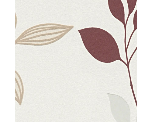 Papier peint à motif de feuilles