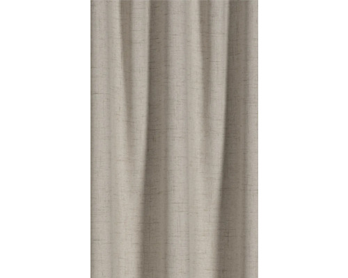 Gardine aus Stoff mit Falten