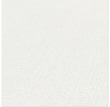 Weisse Papierstrukturtapete im Detail