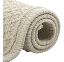 Tapis de bain roulé en tissu