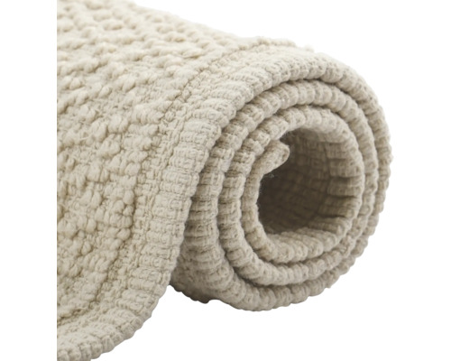 Tapis de bain roulé en tissu