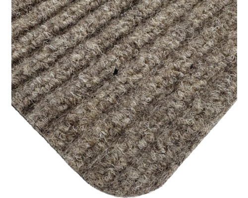 Detailansicht einer Fussmatte mit gerippter Struktur