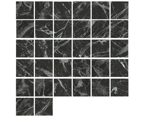 Quadratische Fliesen mit Marmoroptik