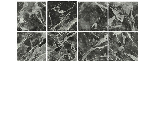 Huit carreaux de céramique aspect marbre