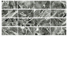 Plusieurs carreaux gris avec motif marbré