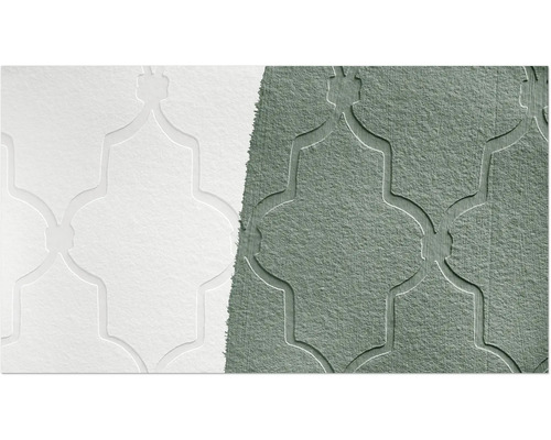 Detailaufnahme einer Dekortapete mit marokkanischem Muster