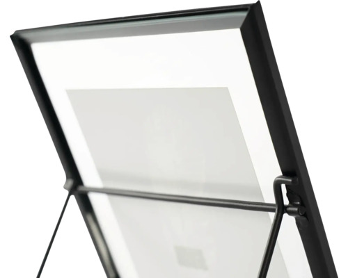 Cadre photo noir avec verre