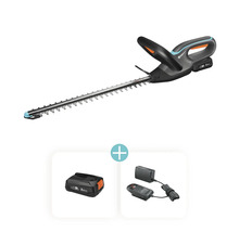 Taille-haie sans fil Gardena avec batterie et chargeur inclus