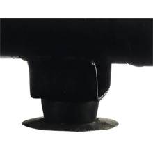 Detailaufnahme einer Abflussgarnitur