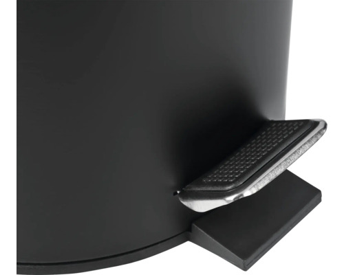 Vue détaillée d'une poubelle à pédale