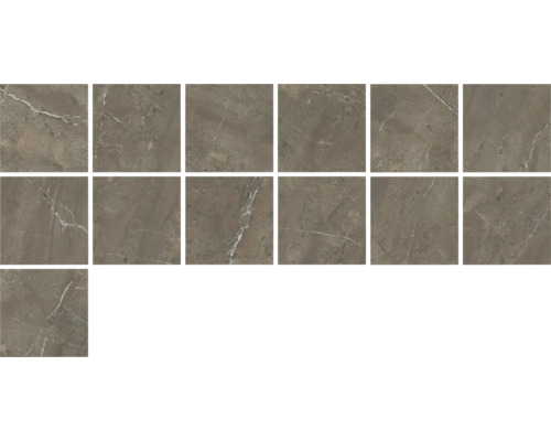 Mehrere quadratische Fliesen mit Marmoroptik