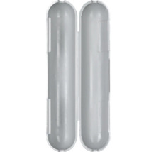 Boîte à brosses à dents ouverte en plastique