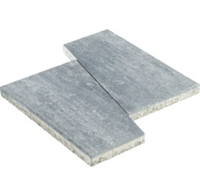 Pavés gris en béton