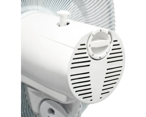 Gros plan d'un ventilateur avec variateur de vitesse