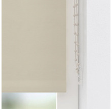 Beige Fensterrollo mit Kettenzug