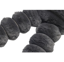 Chenille grise de bande de rideau en fourrure