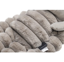 Coussin de nuque gris et rembourré pour la détente