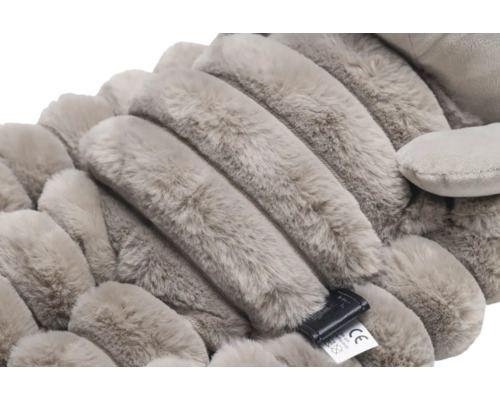 Coussin de nuque gris et rembourré pour la détente