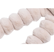 Guirlande spirale en fausse fourrure