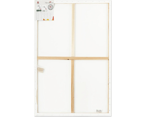 Toile vierge, 70x100 cm, châssis à clés