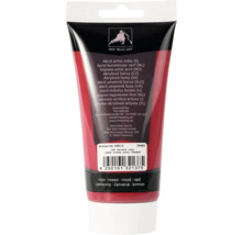 Tube de peinture acrylique rouge pour artistes
