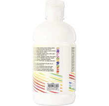 Weiße Schul- und Bastelfarbe in einer Kunststoffflasche