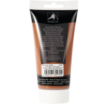 Tube de peinture acrylique pour artiste Sienne brûlée