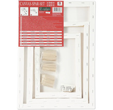 Kit de châssis avec trois toiles et huit clés