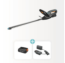 Taille-haie sans fil Gardena avec batterie et chargeur