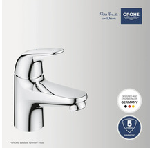 Glänzender, verchromter Waschtischmischer von Grohe