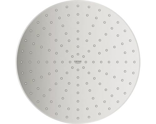 Pomme de douche ronde avec plusieurs jets et logo Grohe