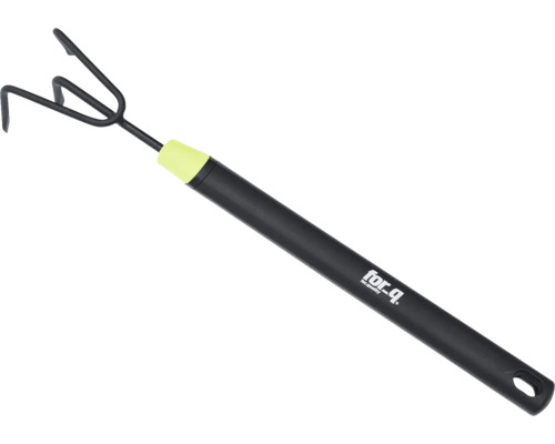 Petite cultivatrice avec trois dents et manche en plastique