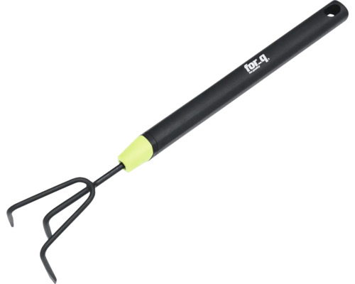 Logo for_q griffe de jardin avec trois dents et manche