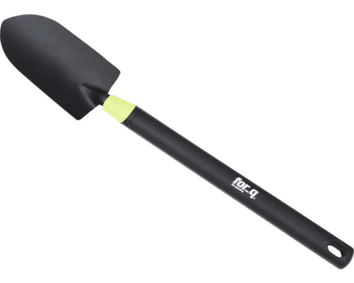 Petite pelle de jardin avec manche et trou de suspension