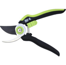 Sécateur avec poignée et lame noires